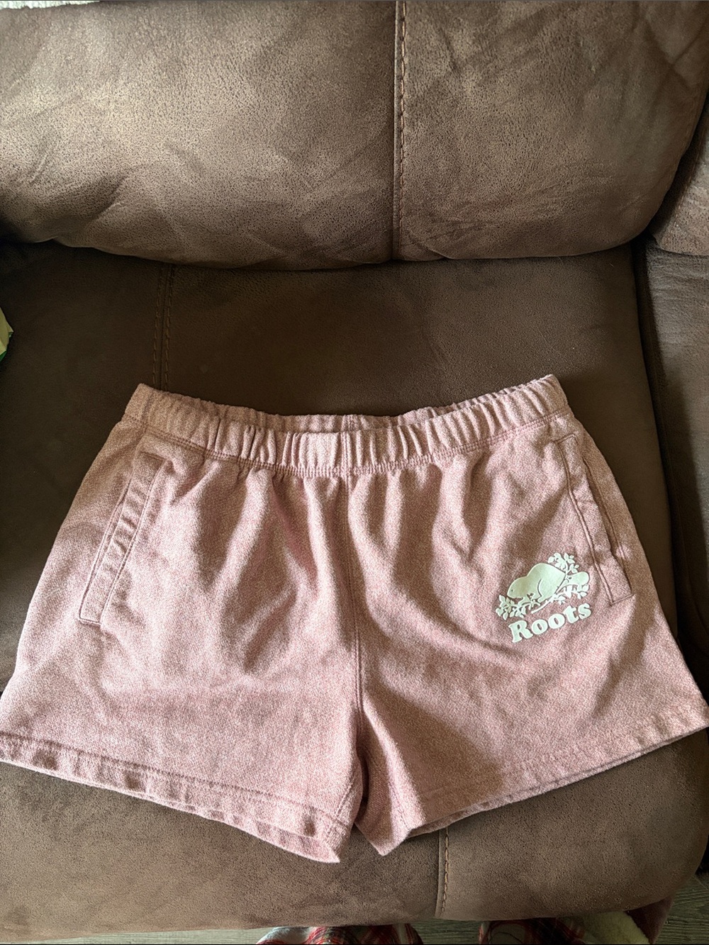 roots sweat shorts